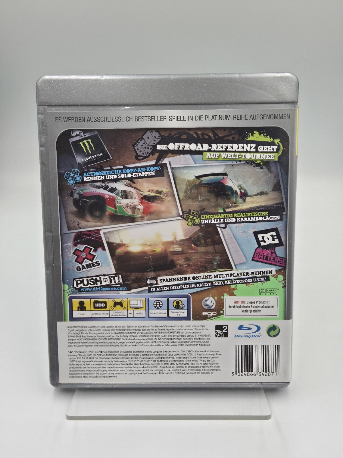 PS3 Playstation 3 Spiel Colin McRae Dirt 2 mit OVP und Anleitung Deutsch