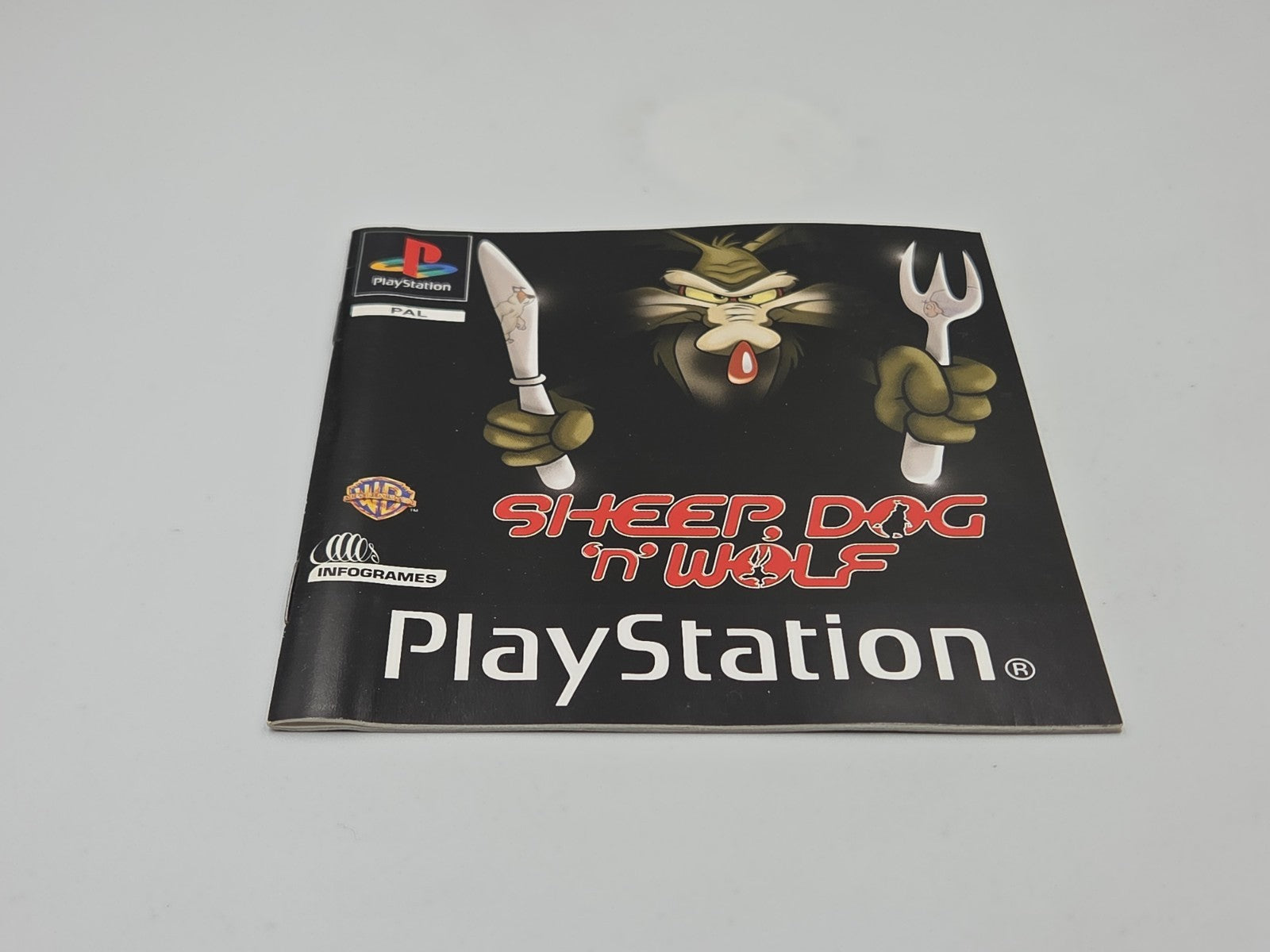 PS1 Playstation 1 Spiel Sheep, Dog 'N Wolf mit OVP und Anleitung Deutsch