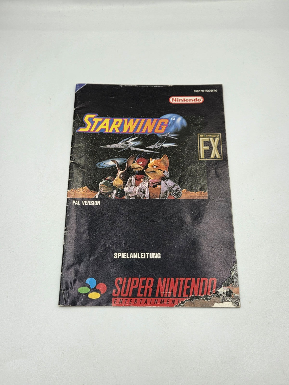 SNES Super Nintendo Starwing mit OVP und Anleitung NOE/SFRG