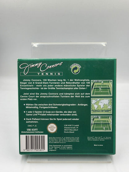 Nintendo Game Boy Classic Spiel Jimmy Connors Tennis mit OVP und Anleitung NOE