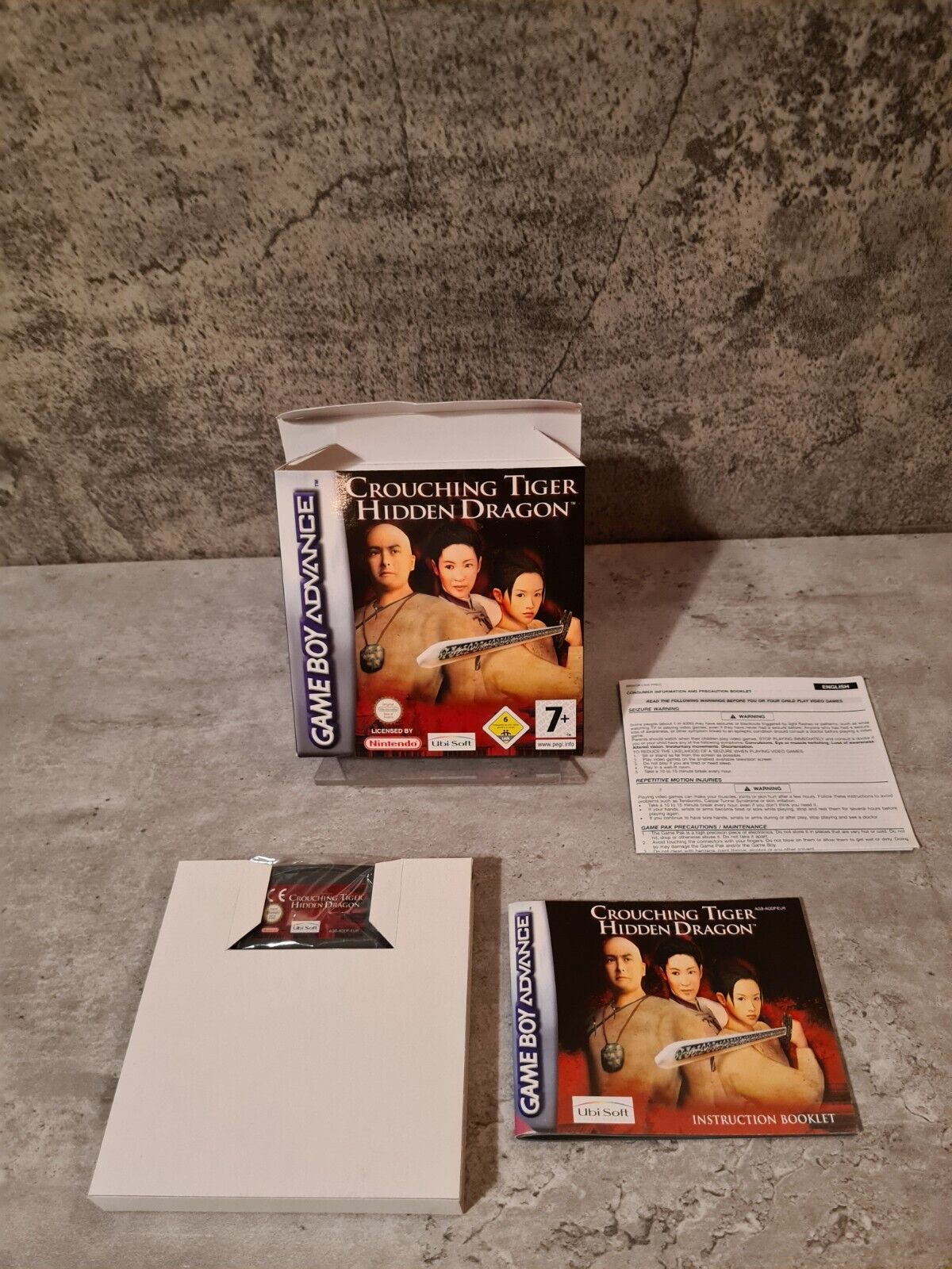 Nintendo Gameboy Advance Crouching Tiger Hidden Dragon mit OVP und Anleitung EUR - T-Retro-Games 