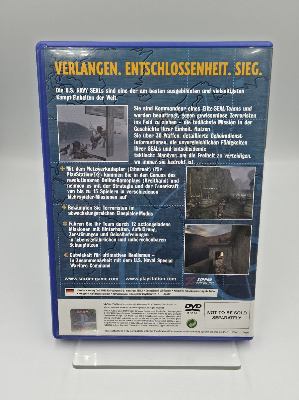 PS2 Playstation 2 Spiel Socom U.S. Navy Seals Limited Edition OVP Deutsch