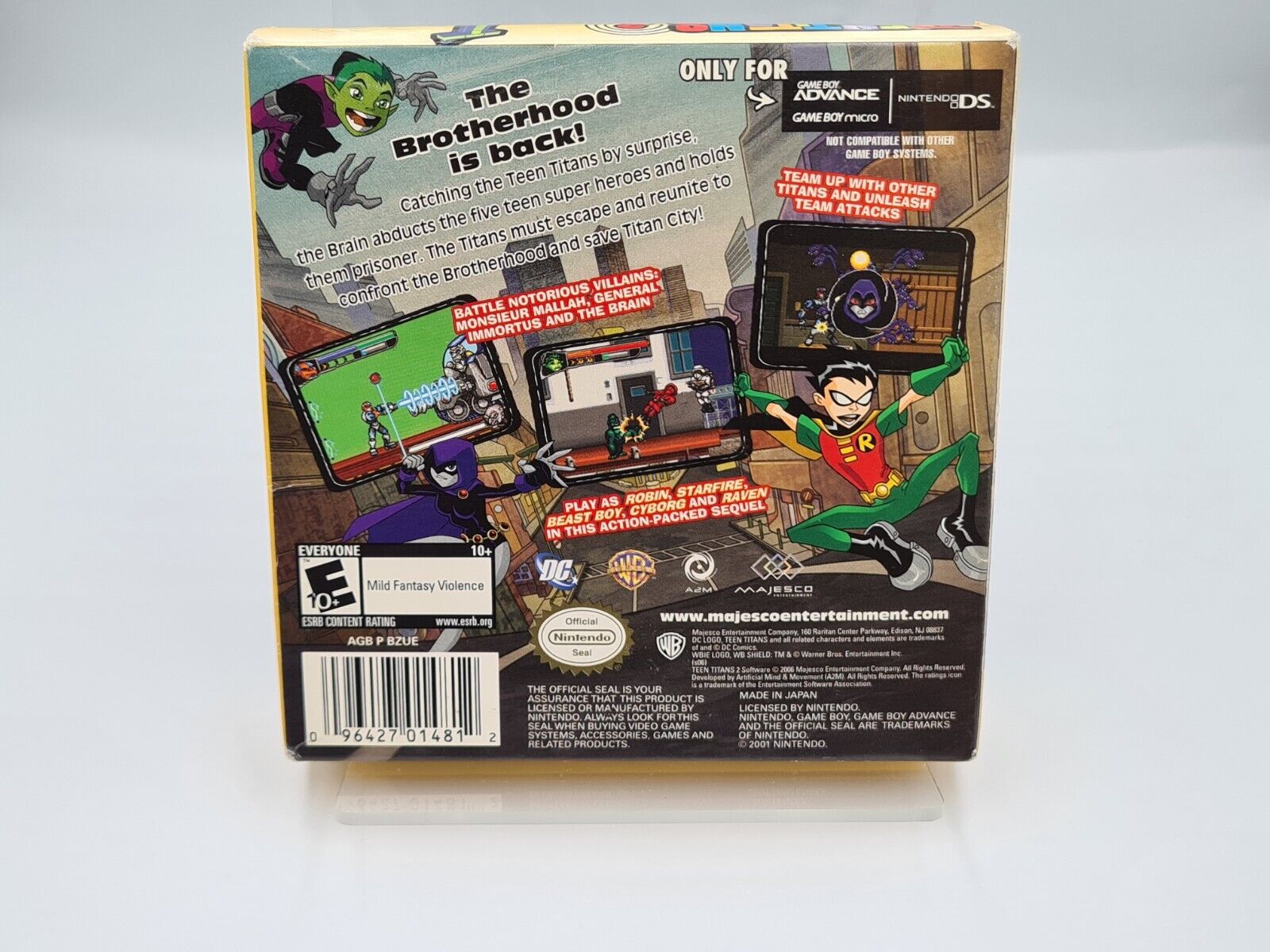 Nintendo Game Boy Advance Teen Titans 2 mit OVP und Anleitung USA - T-Retro-Games 
