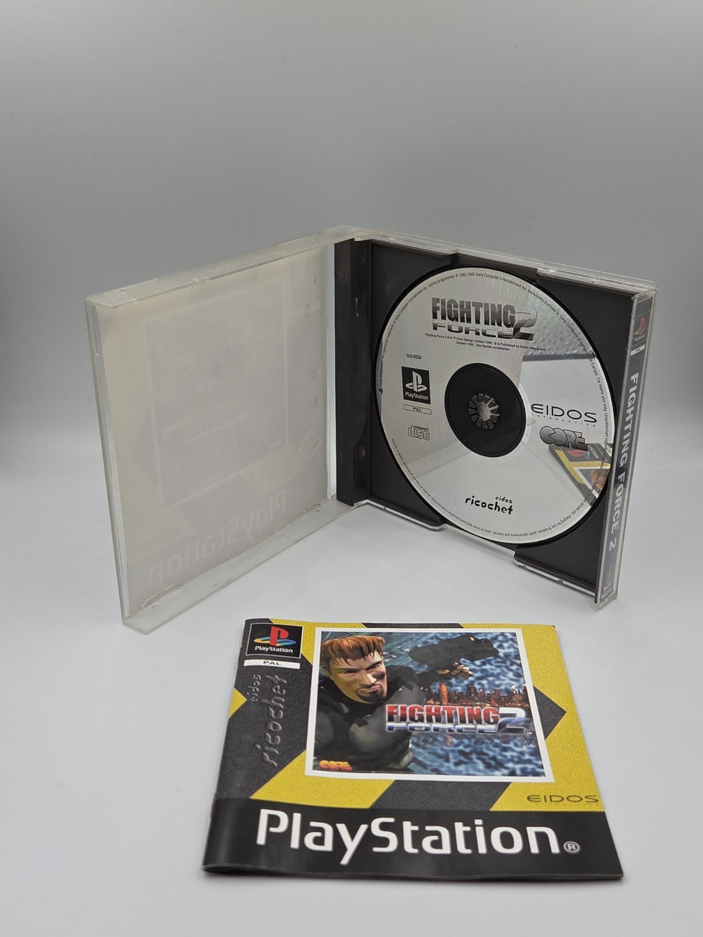 PS1 Playstation 1 Spiel Fighting Force 2 mit OVP und Anleitung Deutsch