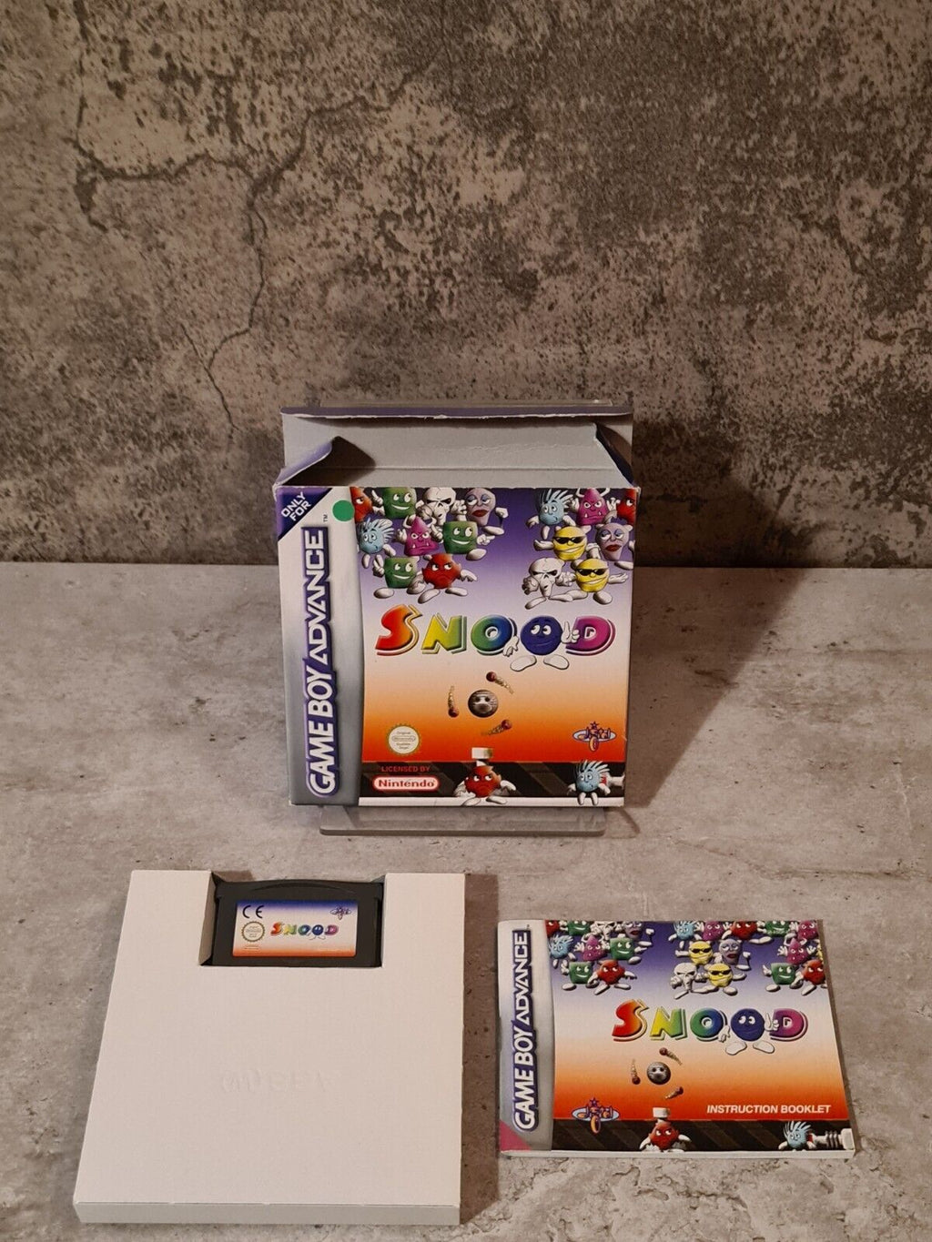 Nintendo Game Boy Advance Snood mit OVP und Anleitung NOE - T-Retro-Games 
