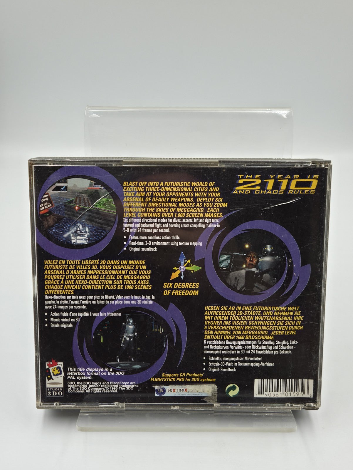 3DO Spiel Blade Force mit OVP und Anleitungen Multilingual