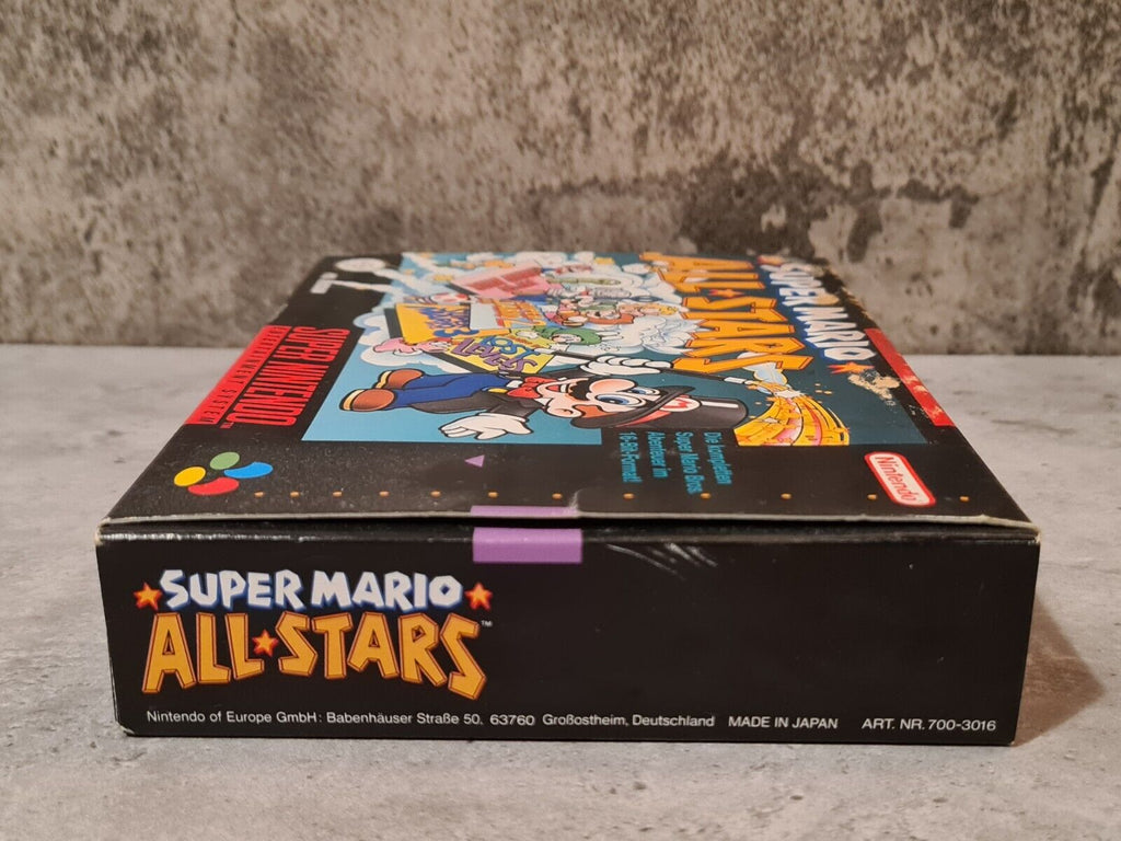 SNES Super Nintendo Super Mario Allstars mit OVP und Anleitung NOE - T-Retro-Games 
