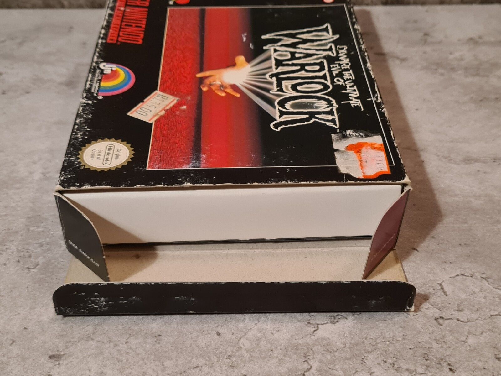 SNES Super Nintendo Beware The Ultimate Evil of Warlock + OVP und Anleitung EUR - T-Retro-Games 