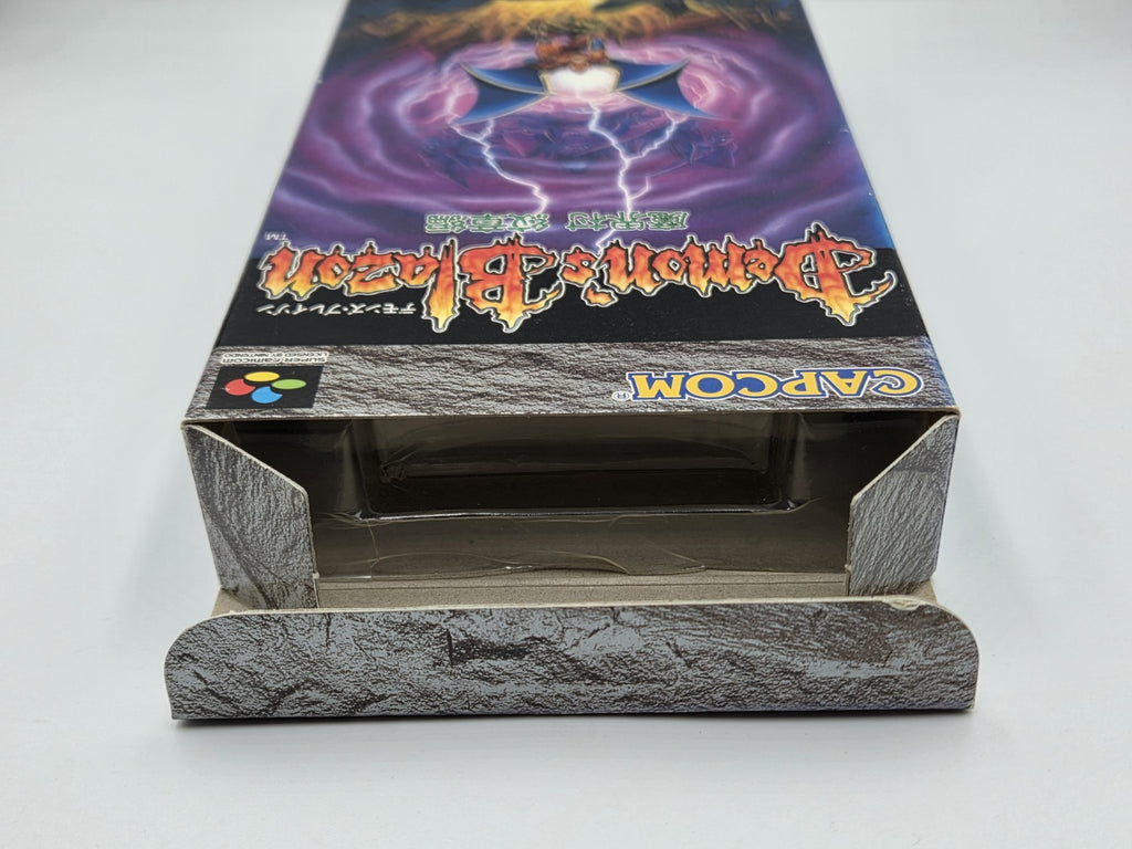 SFC Super Famicom Demon's Blazon mit OVP Japan - T-Retro-Games 