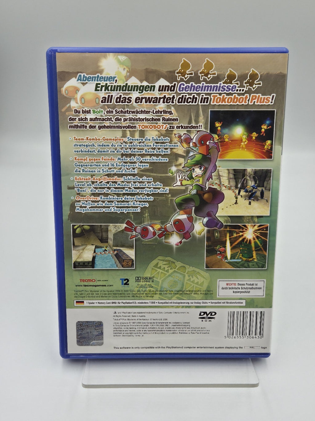 PS2 Tokobot Plus Mysteries of the Karakuri mit OVP und Anleitung Deutsch