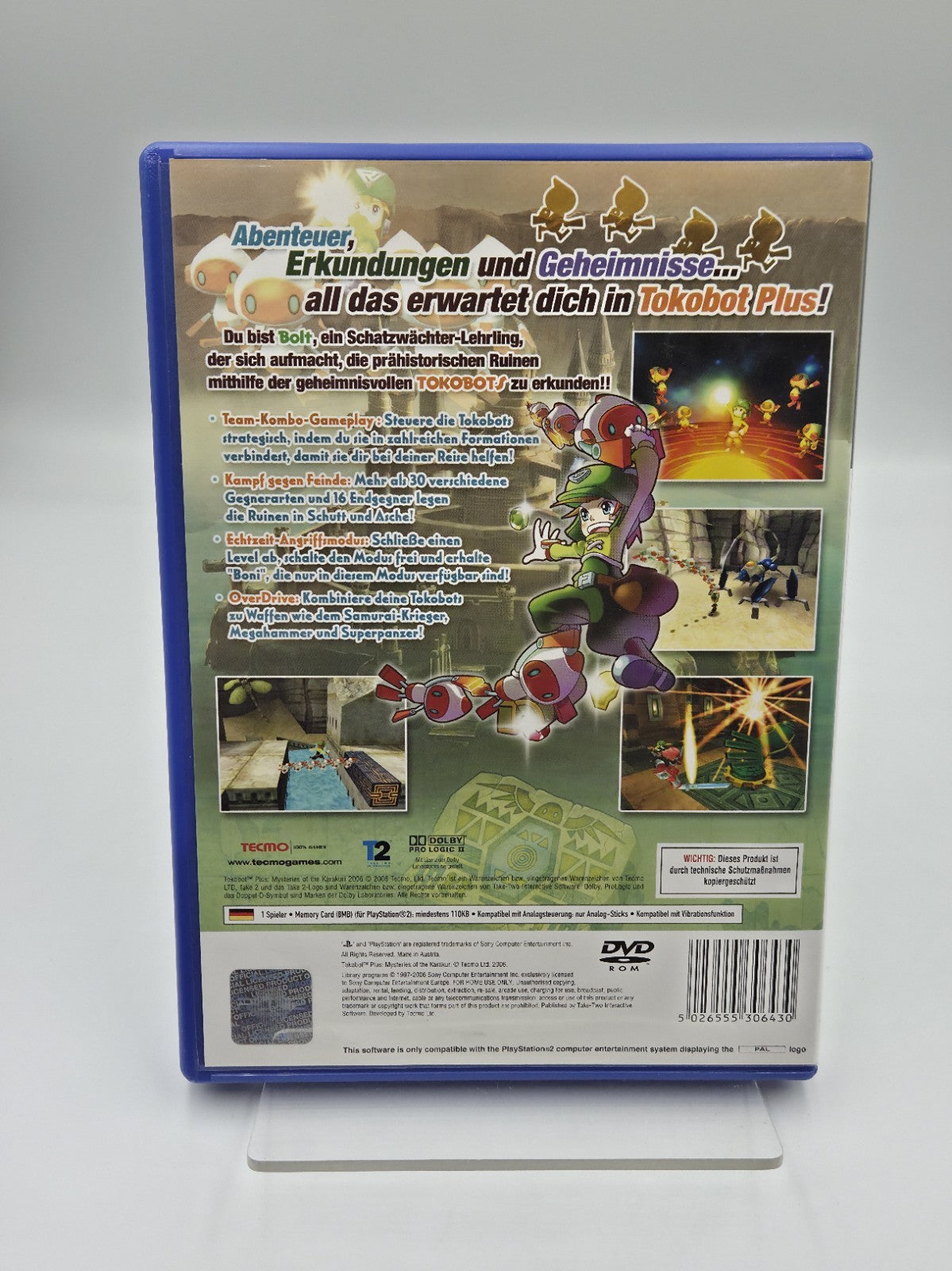 PS2 Tokobot Plus Mysteries of the Karakuri mit OVP und Anleitung Deutsch