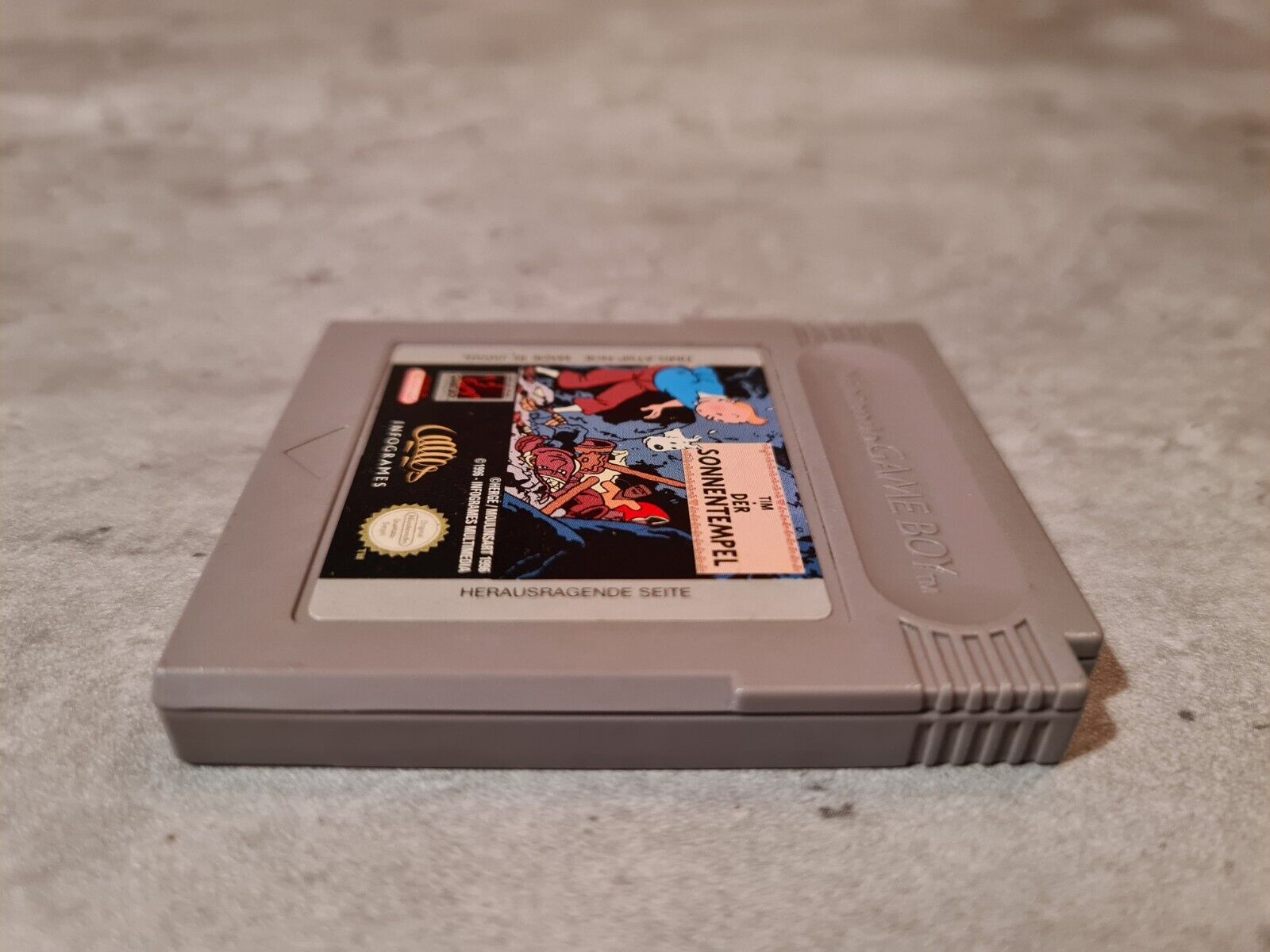 Nintendo Gameboy Classic Spiel Tim Der Sonnentempel Modul NOE - T-Retro-Games 