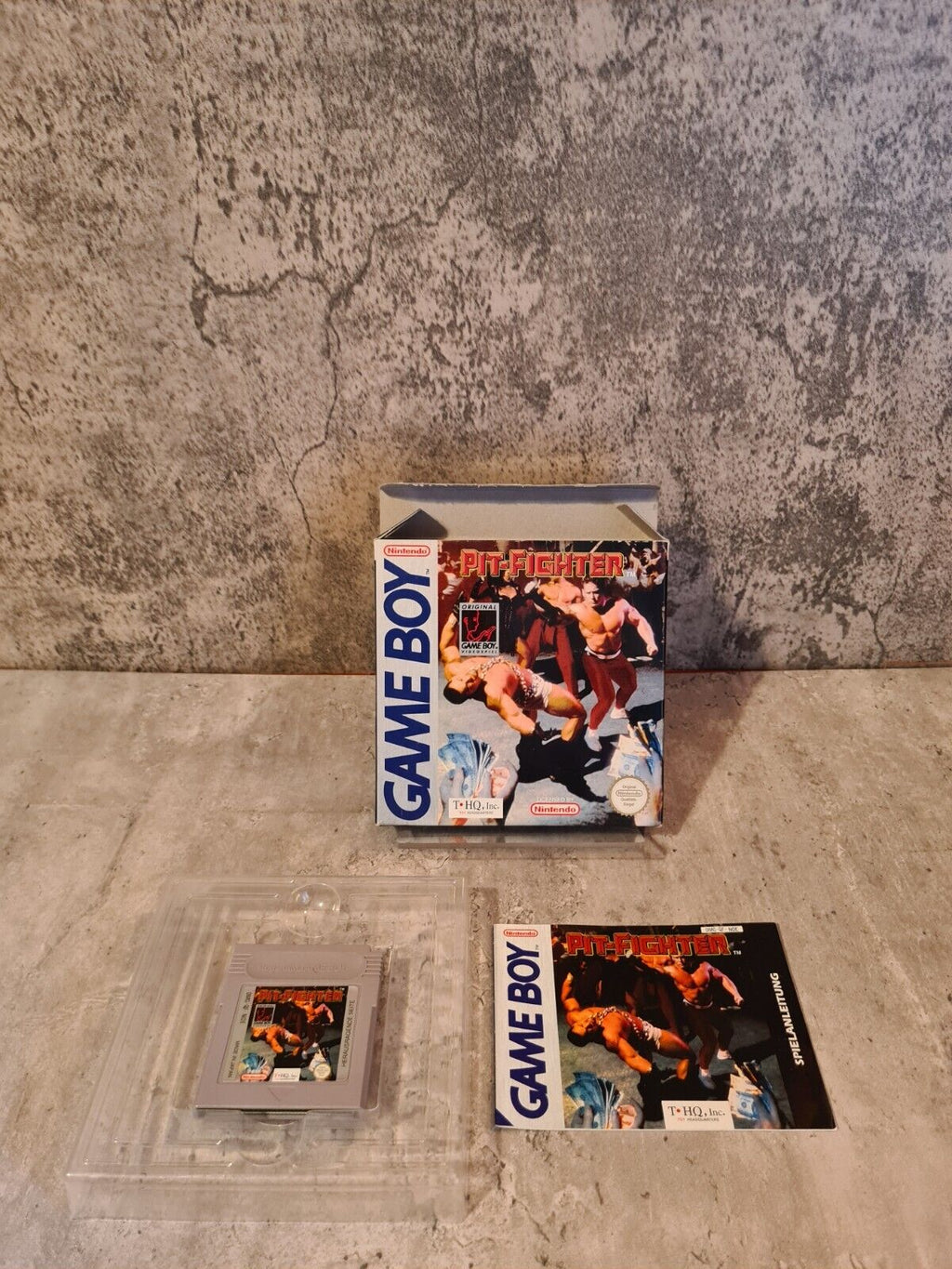 Nintendo Gameboy Pit-Fighter mit OVP und Anleitung NOE - T-Retro-Games 