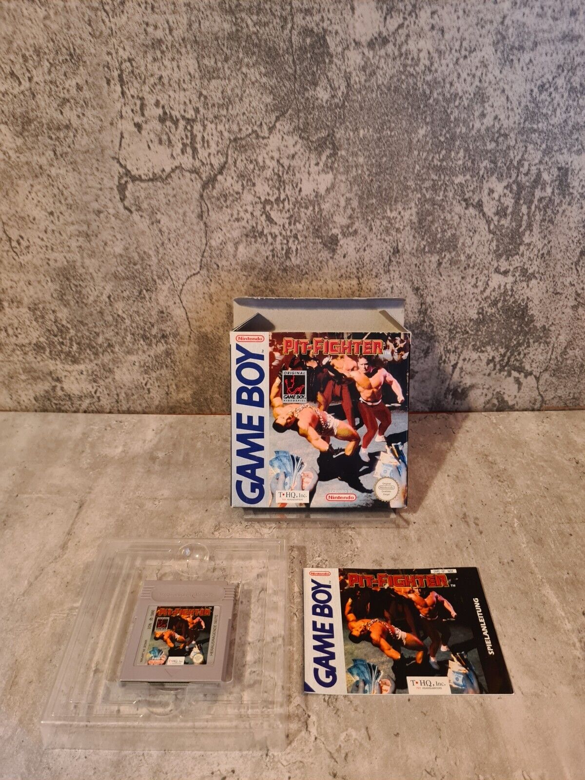 Nintendo Gameboy Pit-Fighter mit OVP und Anleitung NOE - T-Retro-Games 