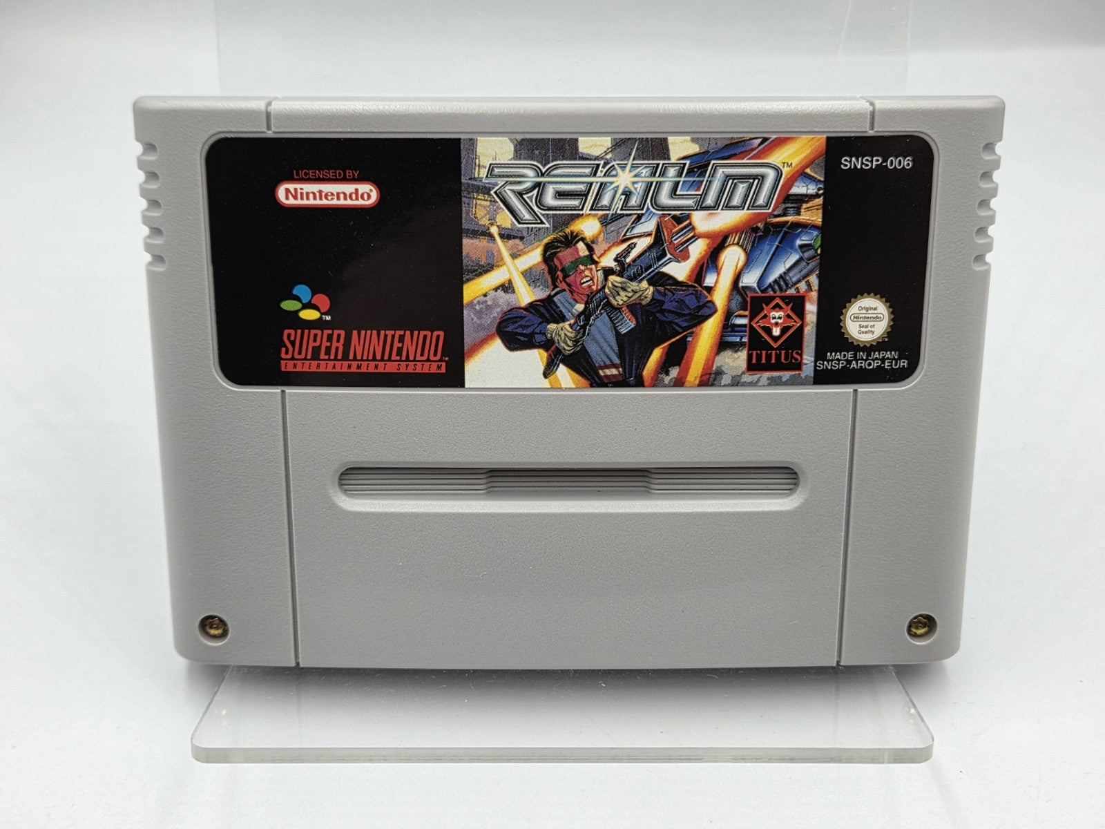 SNES Super Nintendo Realm Modul EUR