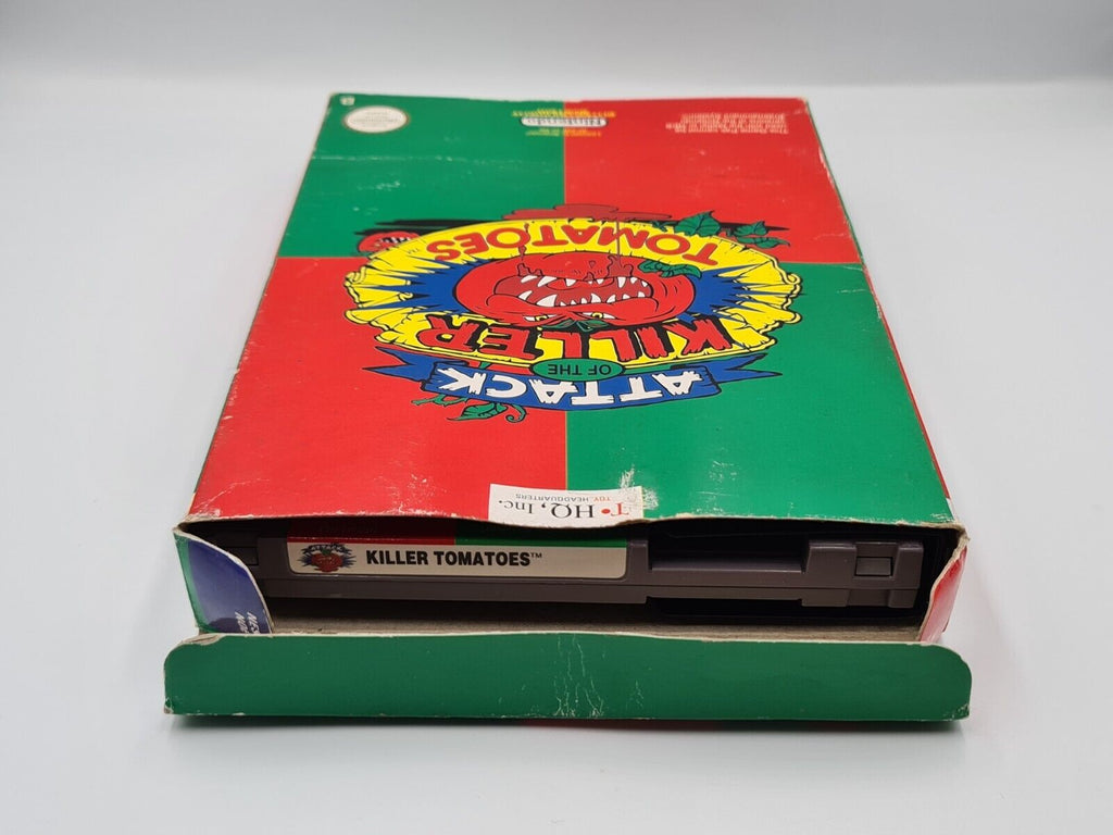 Nintendo NES Attack of The Killer Tomatoes mit OVP und Anleitung NOE - T-Retro-Games 