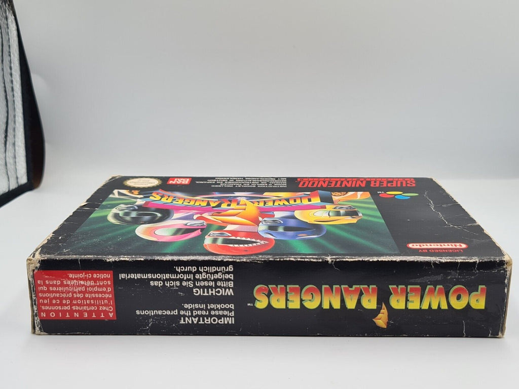 SNES Super Nintendo Power Rangers mit OVP und Anleitung EUR - T-Retro-Games 
