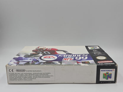 N64 Nintendo 64 Spiel Madden NFL 99 mit OVP und Anleitung EUR