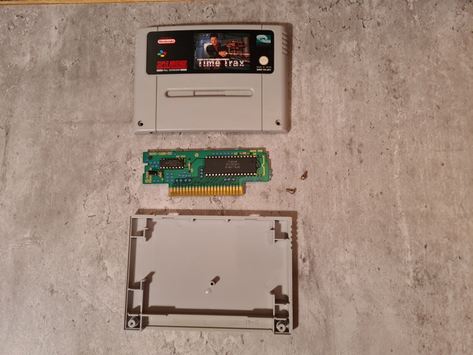 SNES Super Nintendo Time Trax mit OVP und Anleitung UKV - T-Retro-Games 