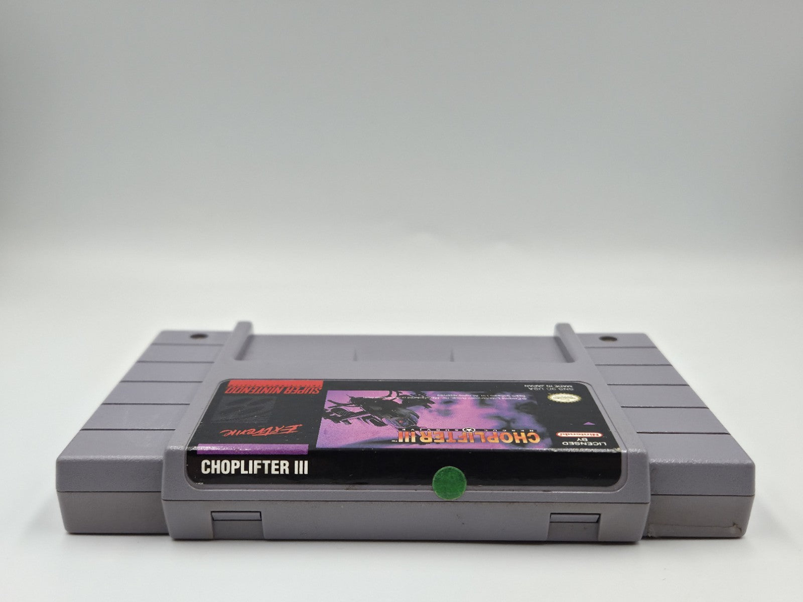 SNES Super Nintendo Spiel Choplifter III NTSC USA Modul