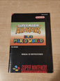 Super Nintendo Super Mario Allstars &  Super Mario WorId Instruction Booklet ESP