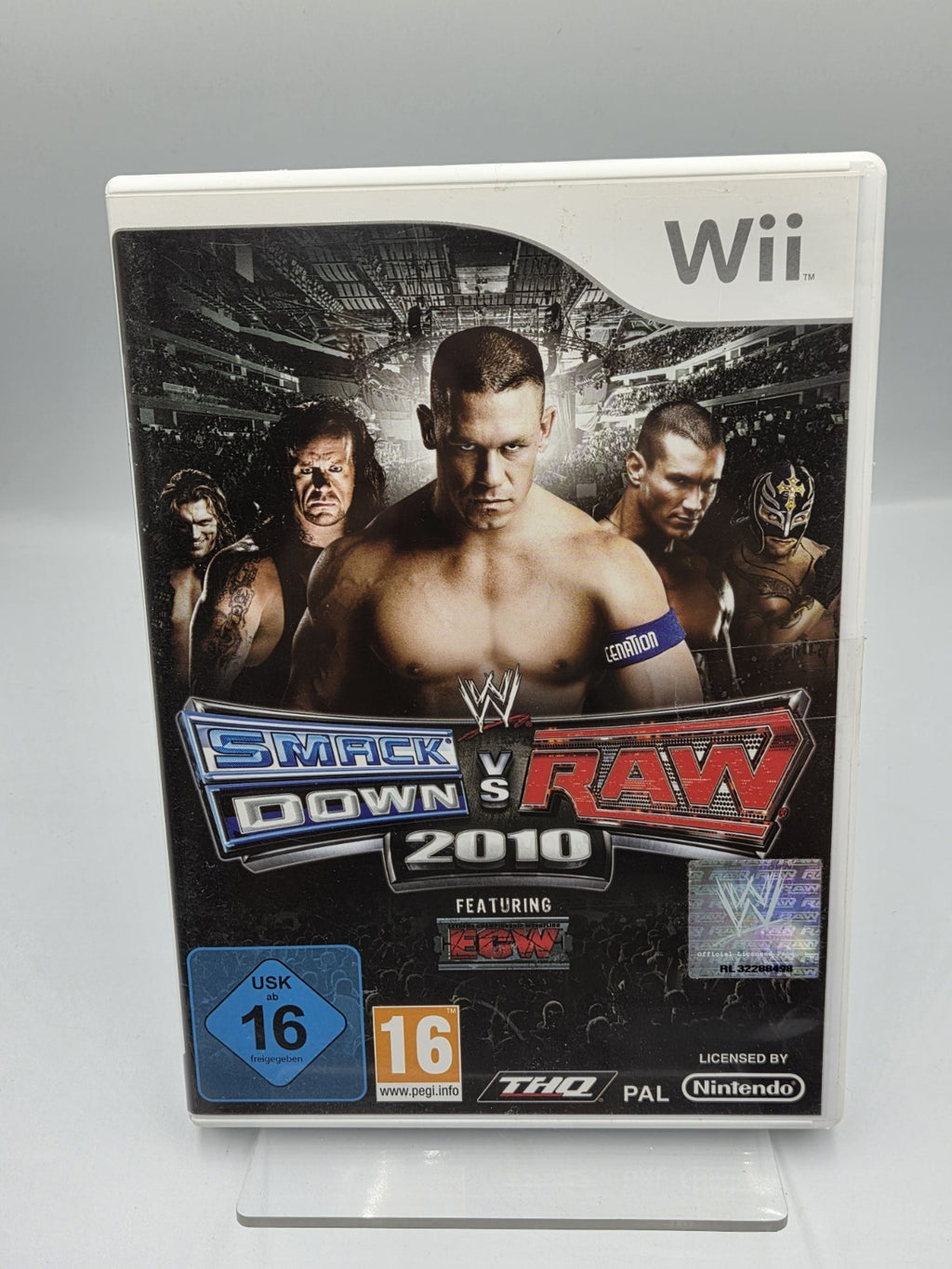Nintendo Wii Spiel WWF Smackdown vs Raw 2010 mit OVP und Anleitung NOE - T-Retro-Games 