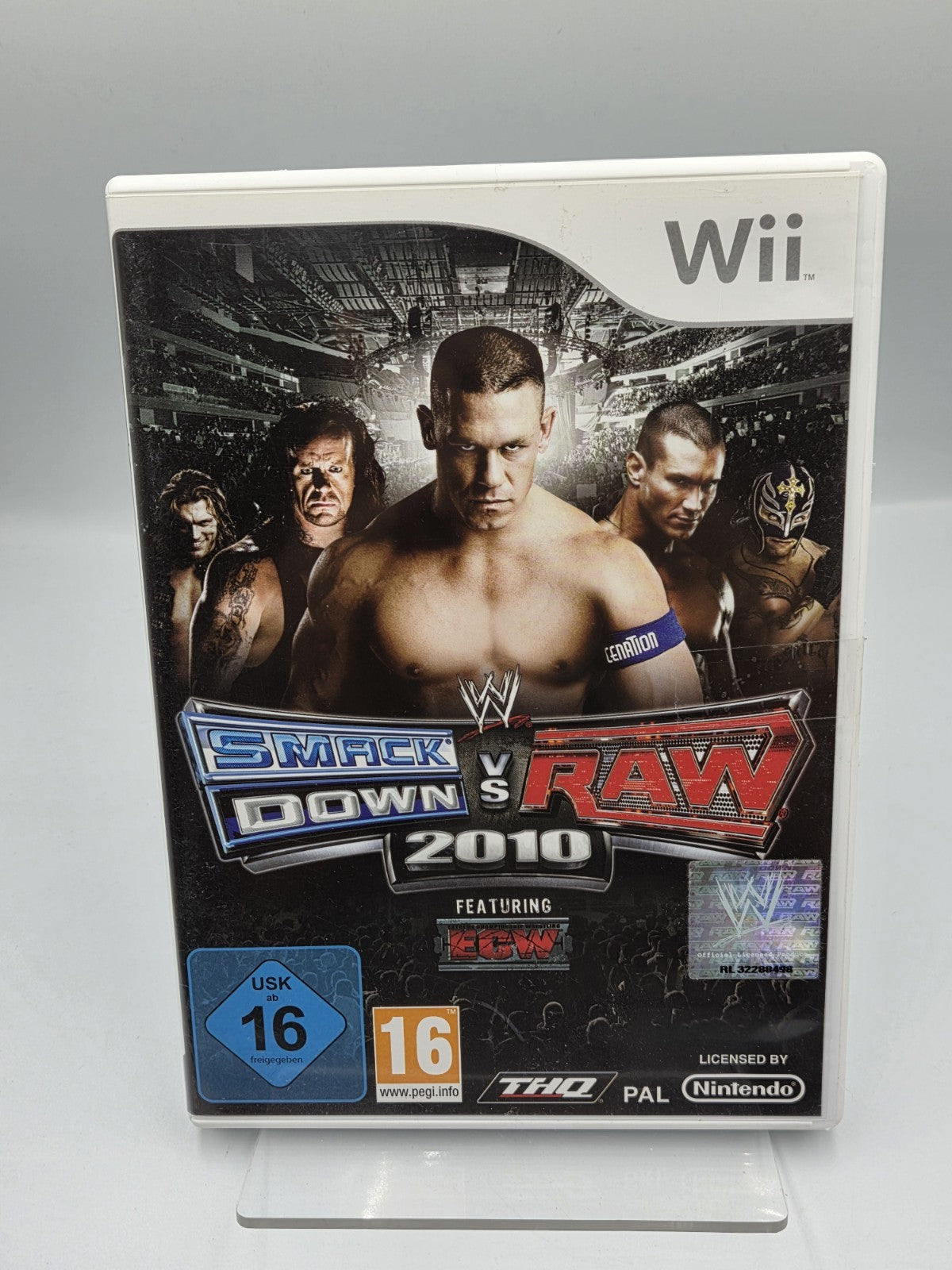 Nintendo Wii Spiel WWF Smackdown vs Raw 2010 mit OVP und Anleitung NOE - T-Retro-Games 