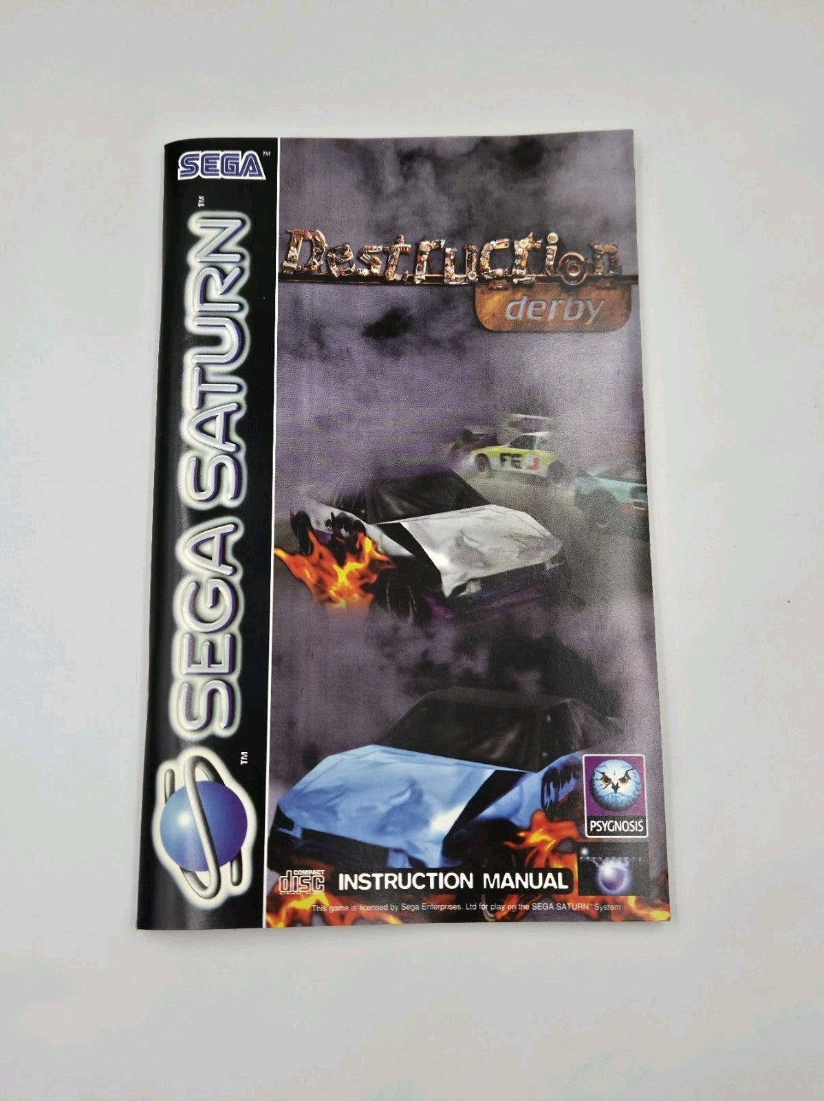 Sega Saturn Spiel Destruction Derby mit OVP und Anleitung  