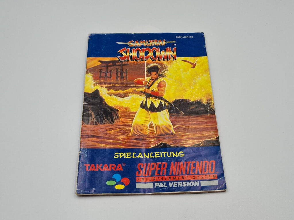 SNES Super Nintendo Samurai Shodown mit OVP und Anleitung NOE - T-Retro-Games 