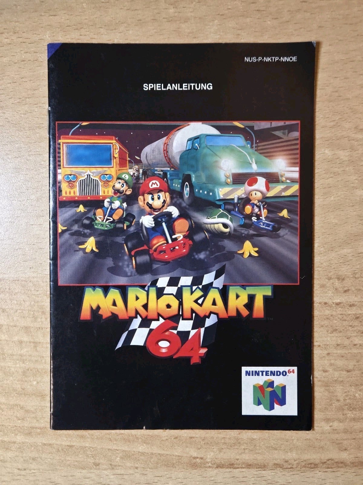 N64 Nintendo 64 Mario Kart 64 Spielanleitung Instruction Booklet NOE