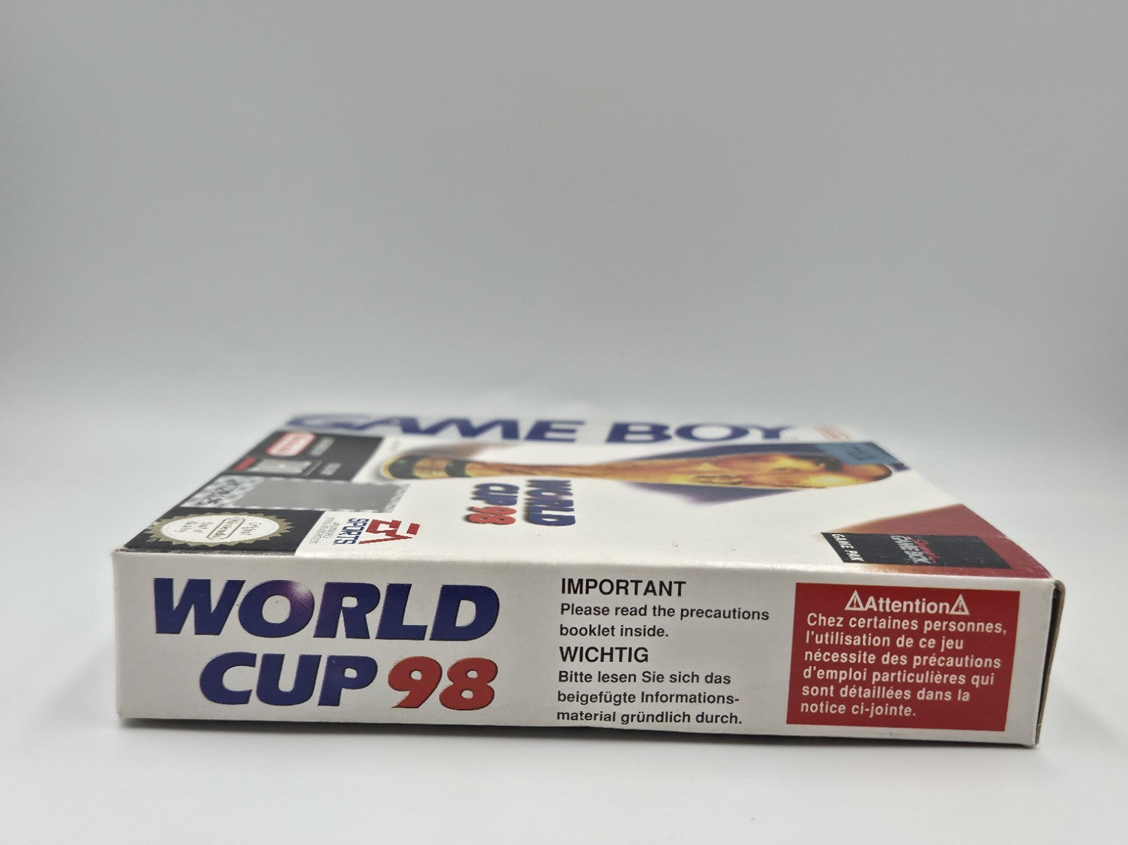 Nintendo Game Boy Classic Spiel World Cup 98 mit OVP und Anleitung EUR