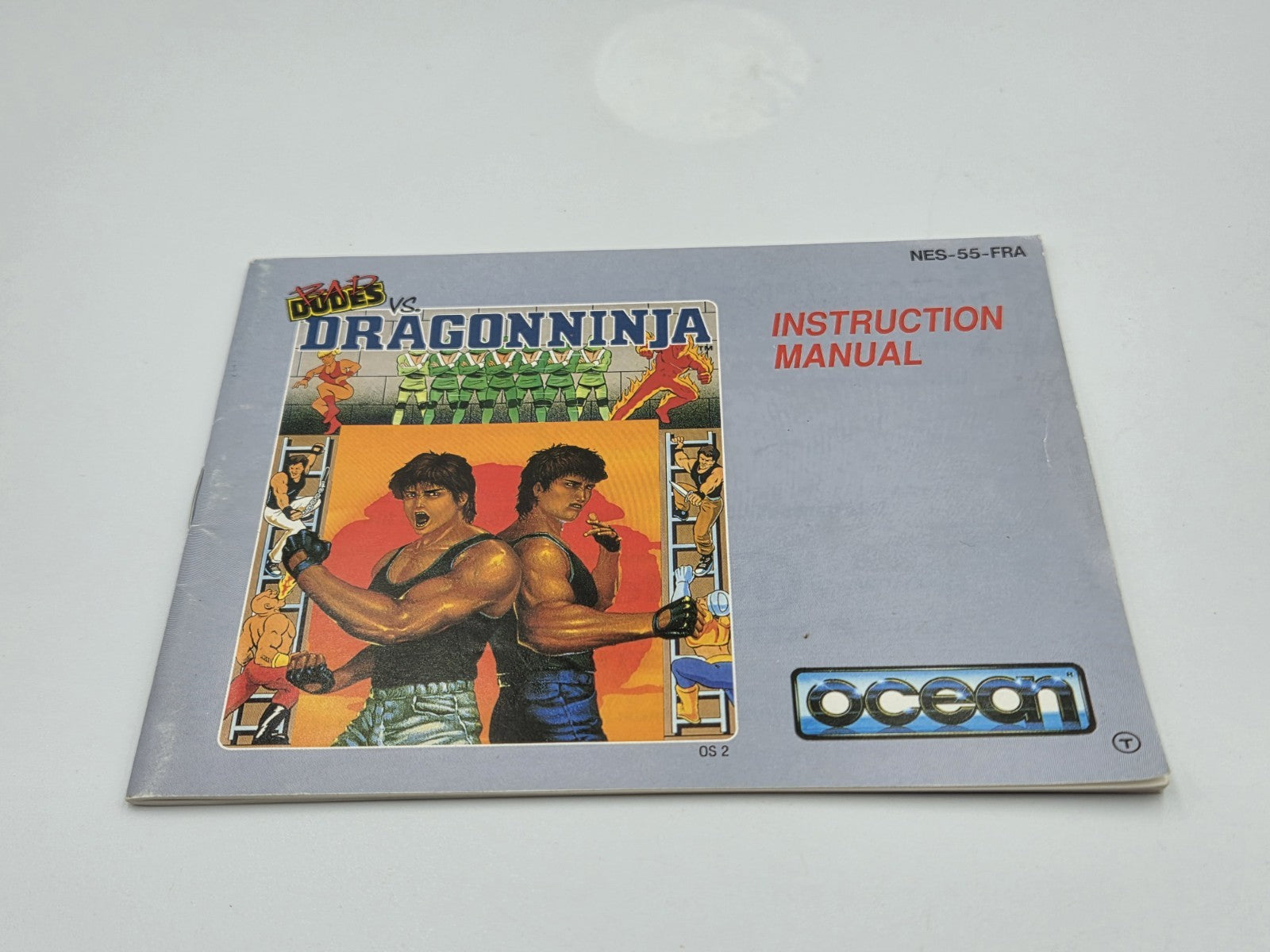 NES Bad Dudes VS. Dragonninja mit OVP und Anleitung FRA