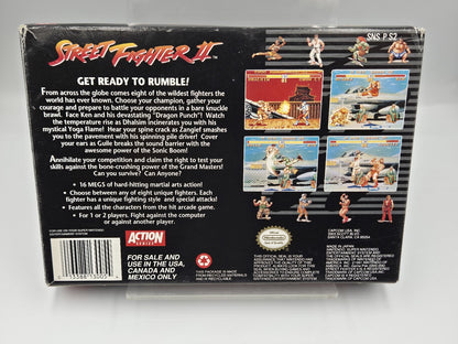 SNES Super Nintendo Street Fighter II mit OVP und Anleitung NTSC USA