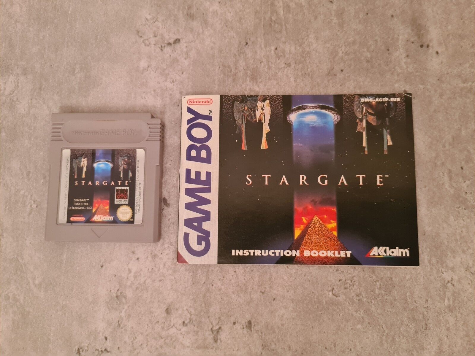 Nintendo Game Boy Classic Stargate mit OVP und Anleitung EUR - T-Retro-Games 