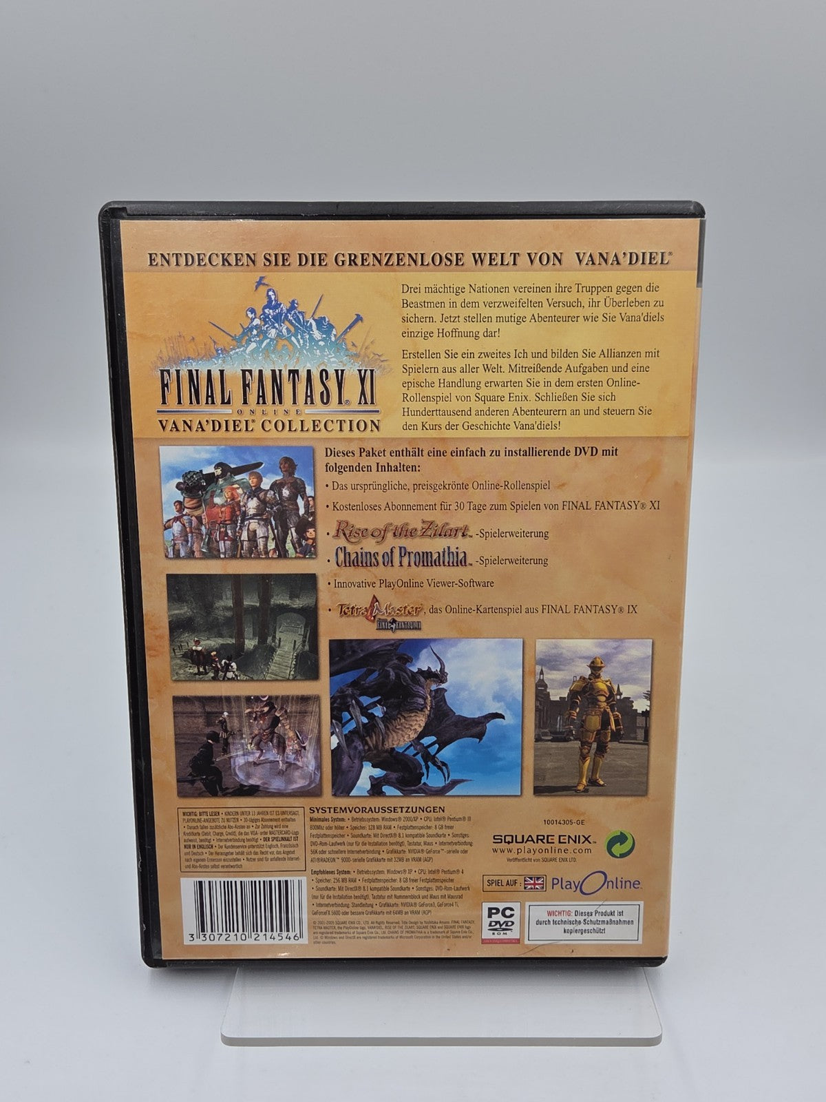PC-DVD Rom Final Fantasy XI Vana'Diel Collection mit OVP + Anleitung 2 Discs