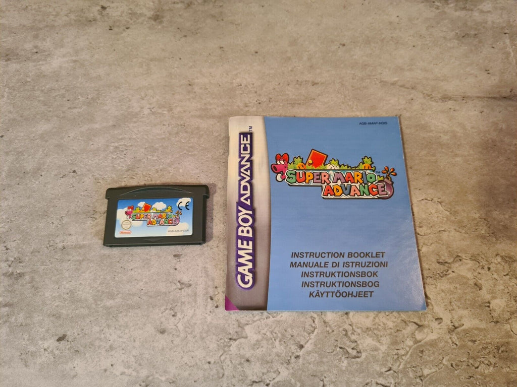 Nintendo Gameboy Advance Super Mario Advance mit OVP und Anleitung EUR - T-Retro-Games 