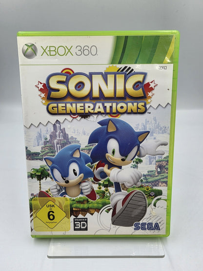 XBOX360 Spiel Sonic Generations mit OVP und Anleitung Deutsch