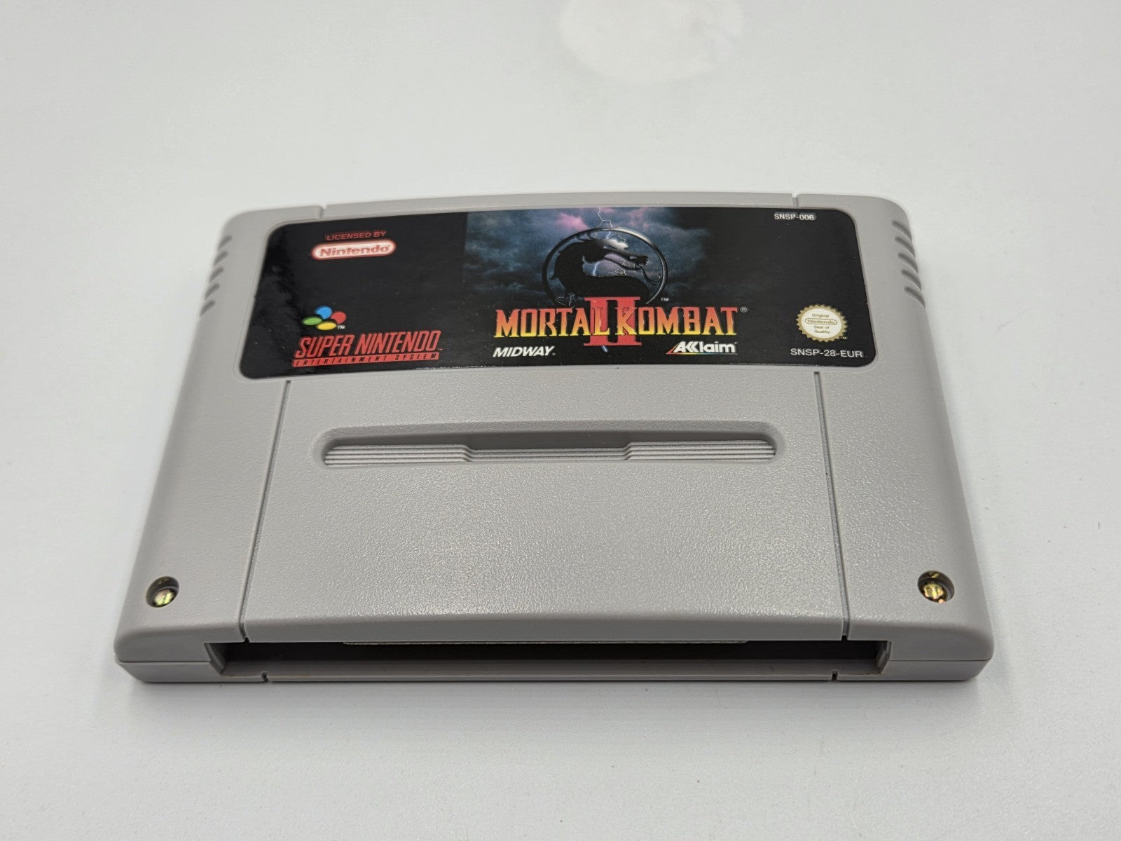 SNES Super Nintendo Mortal Kombat  II 2 mit OVP und Anleitung EUR