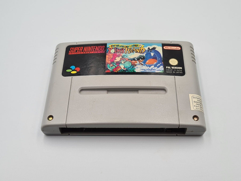 SNES Super Nintendo Super Mario World 2: Yoshi's Island mit OVP + Anleitung NOE - T-Retro-Games 