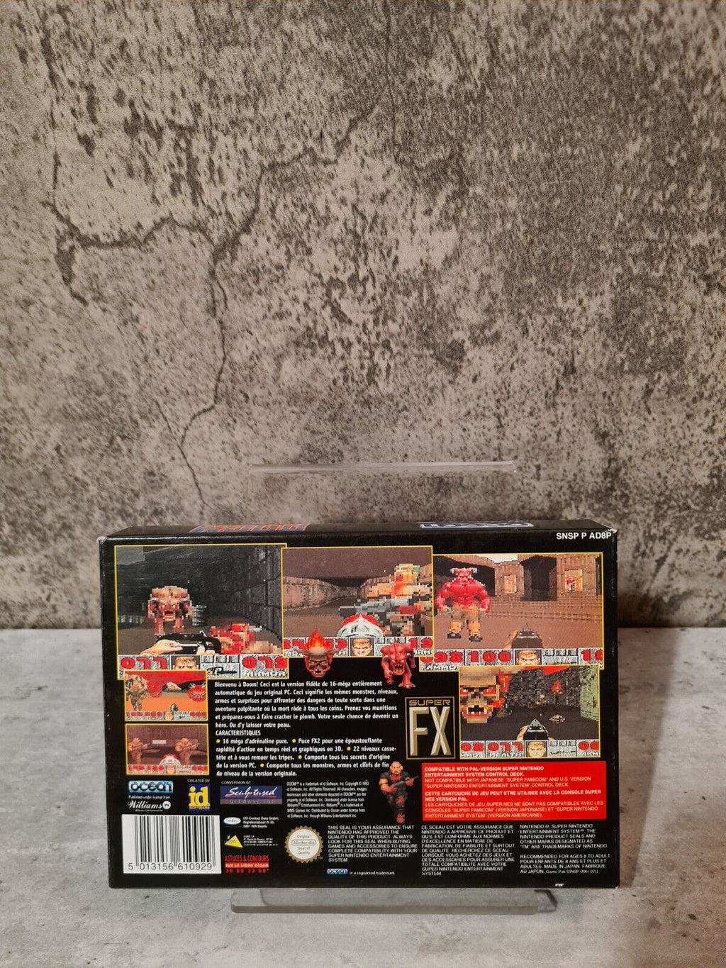 SNES Super Nintendo Doom FAH New Old Stock - T-Retro-Games 