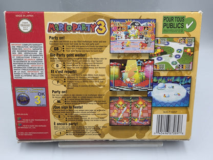 N64 Nintendo 64 Mario Party 3 mit OVP und Anleitung  EUR