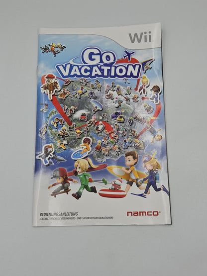 Nintendo Wii Spiel Go Vacation mit OVP und Anleitung NOE