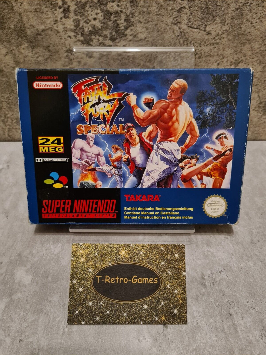 SNES Super Nintendo Fatal Fury Special mit OVP und Anleitung EUR - T-Retro-Games 
