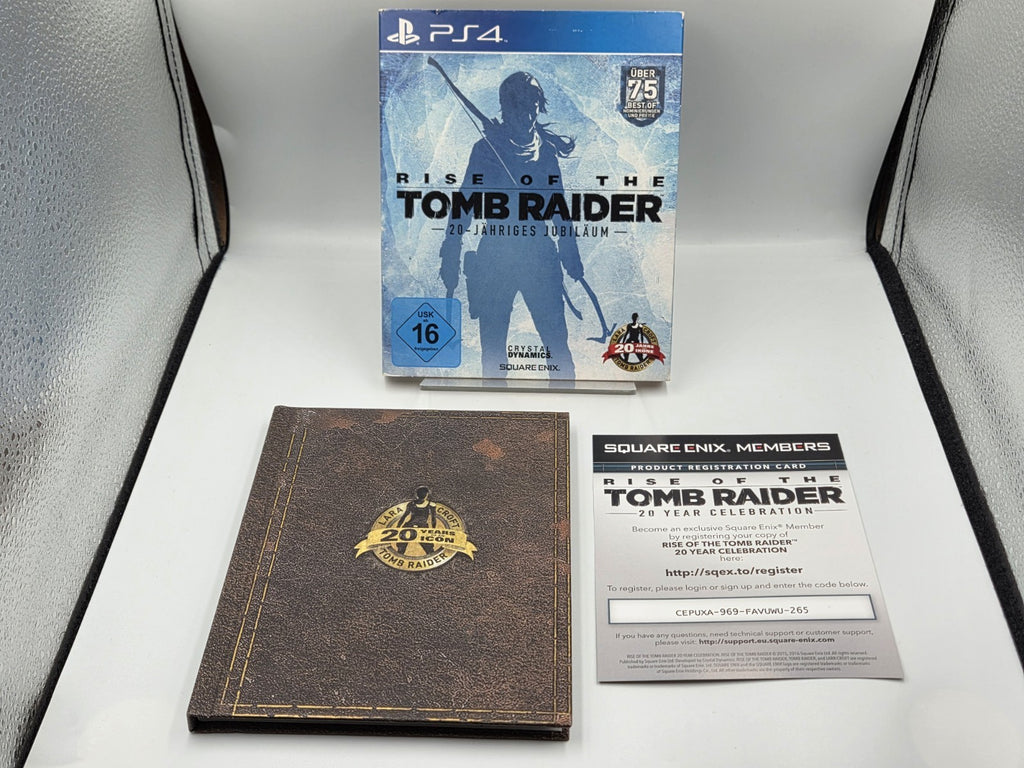 PS4 Rise Of The Tomb Raider 20-Jähriges Jubiläum mit OVP und Anleitung Deutsch