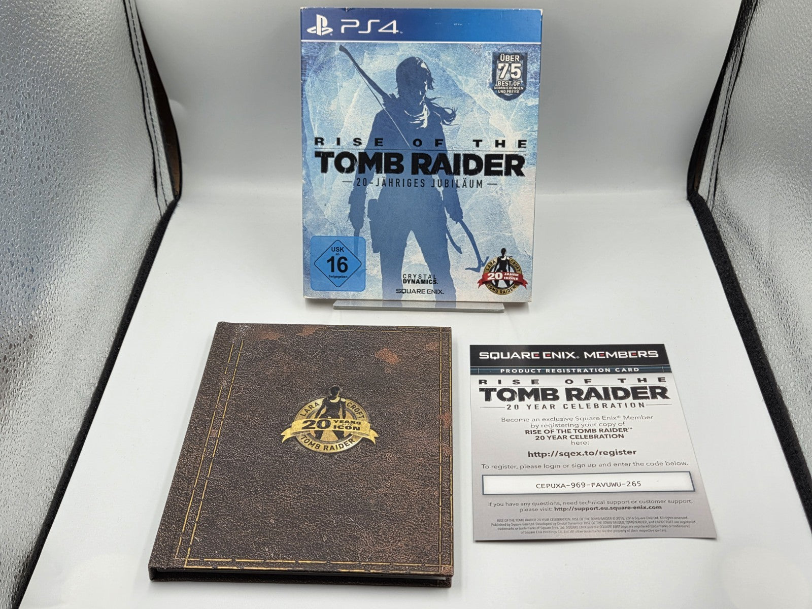 PS4 Rise Of The Tomb Raider 20-Jähriges Jubiläum mit OVP und Anleitung Deutsch
