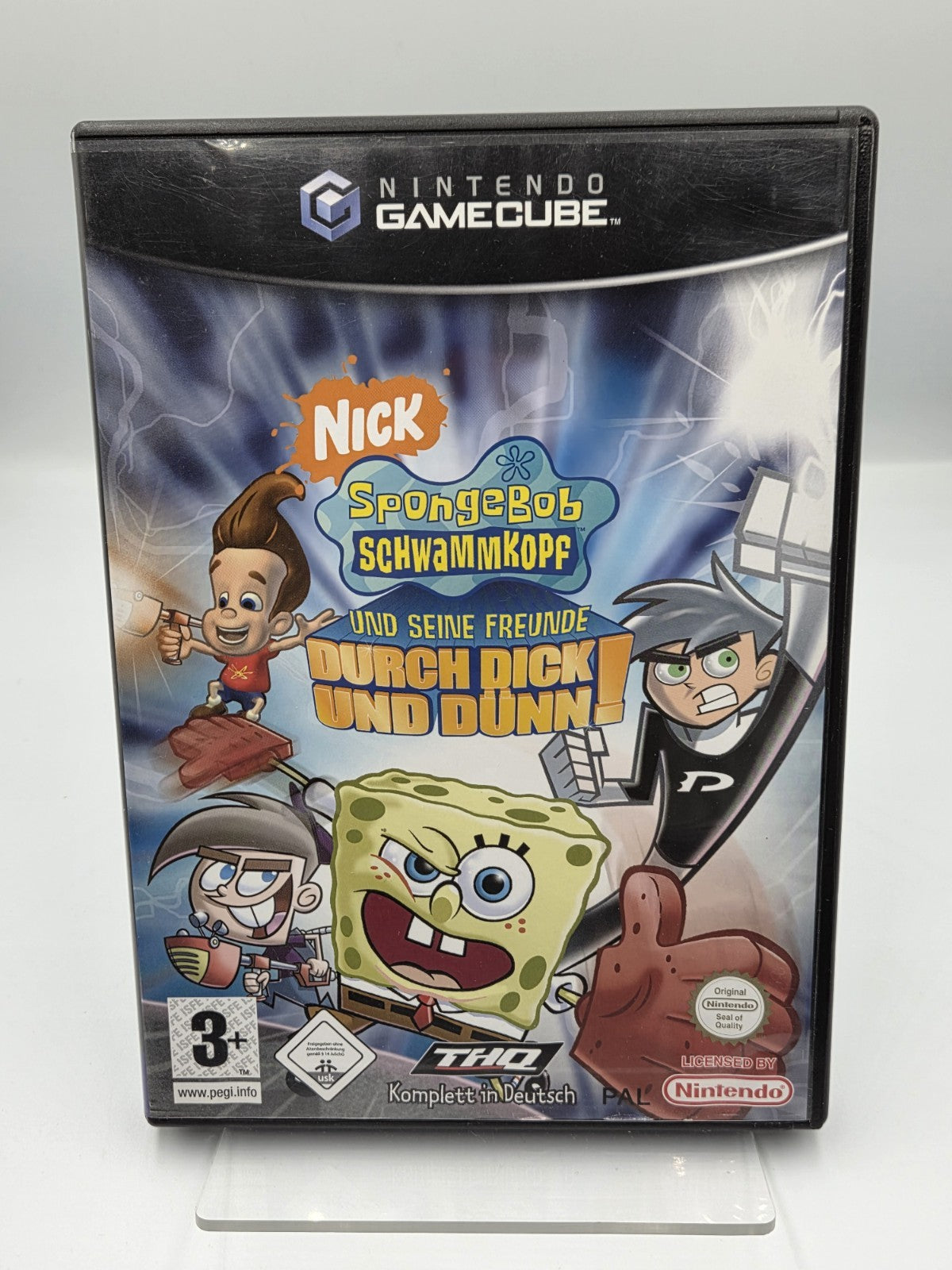 GameCube Spongebob und seine Freunde Durch Dick Und Dünn! + OVP + Anleitung NOE - T-Retro-Games 