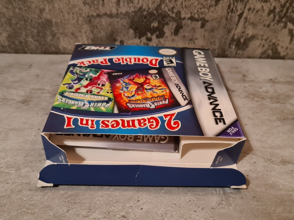 Gameboy Advance Power Rangers 2 Games in 1 Double Pack mit OVP und Anleitung USA - T-Retro-Games 
