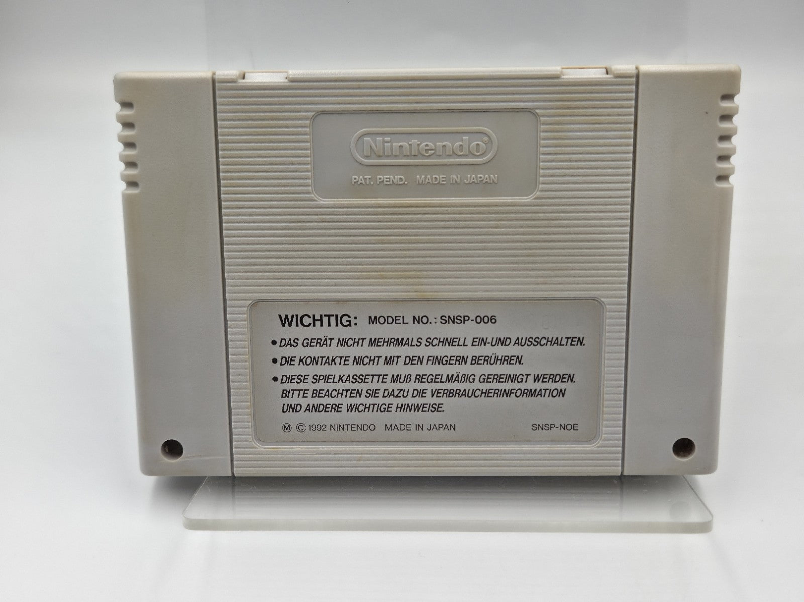 SNES Super Nintendo Spiel Super Ghouls 'N Ghosts Modul NOE