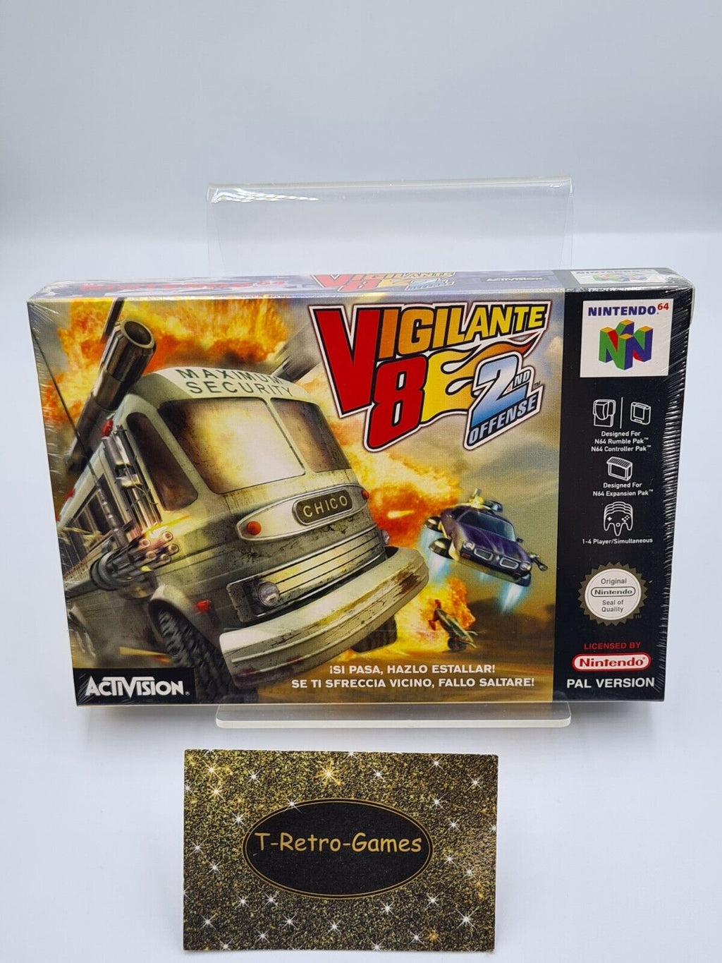 N64 Nintendo 64 Vigilante 8 2nd Offense Sealed NEW NEU EUR - T-Retro-Games 
