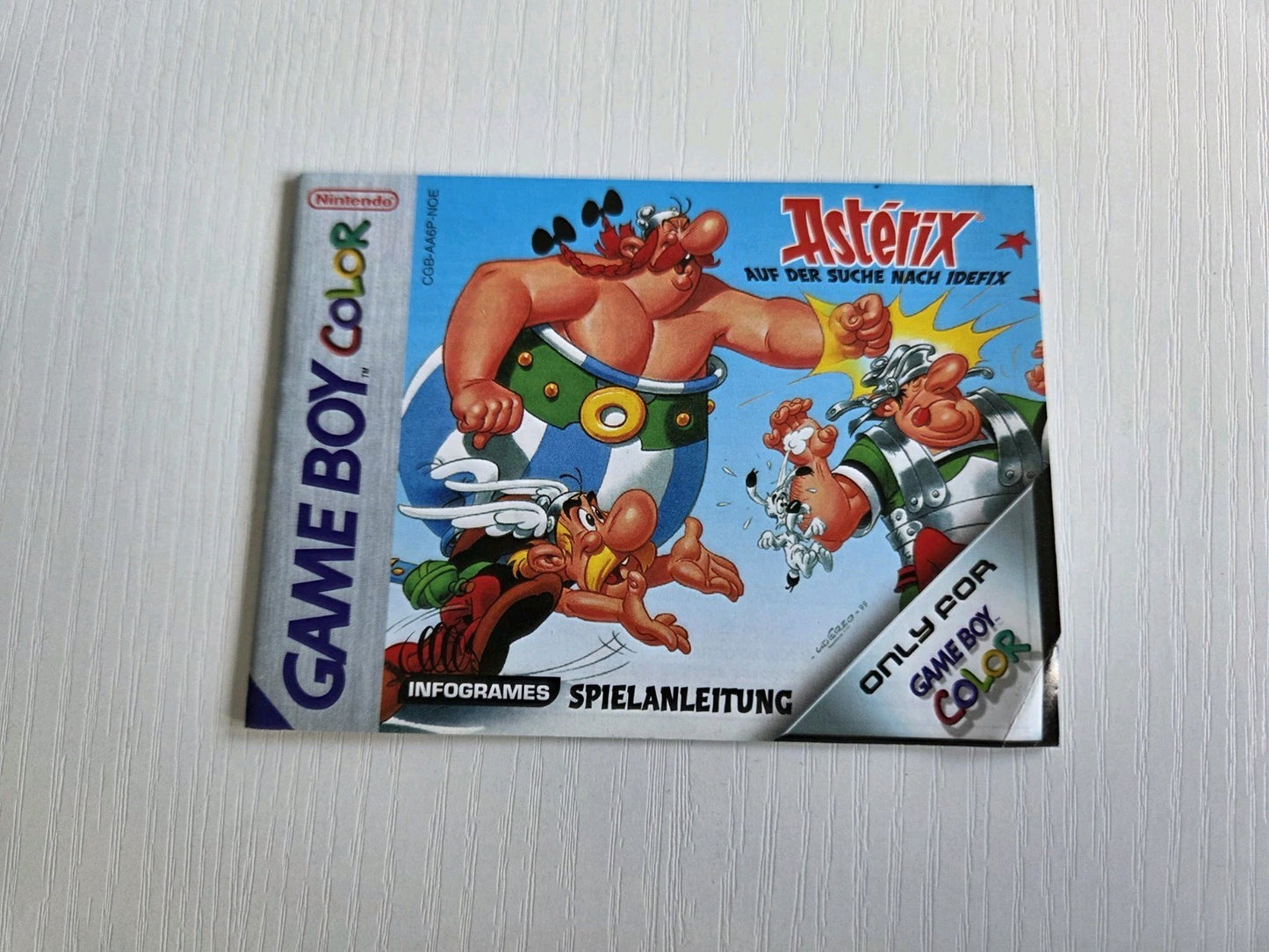 Nintendo Game Boy Color Spielanleitung Asterix auf der Suche nach Idefix NOE